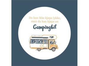Serviett: Campingbil lykke