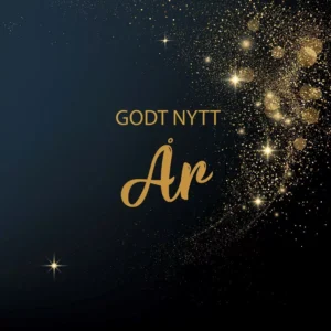 SERVIETT - GODT NYTT ÅR - BLÅ