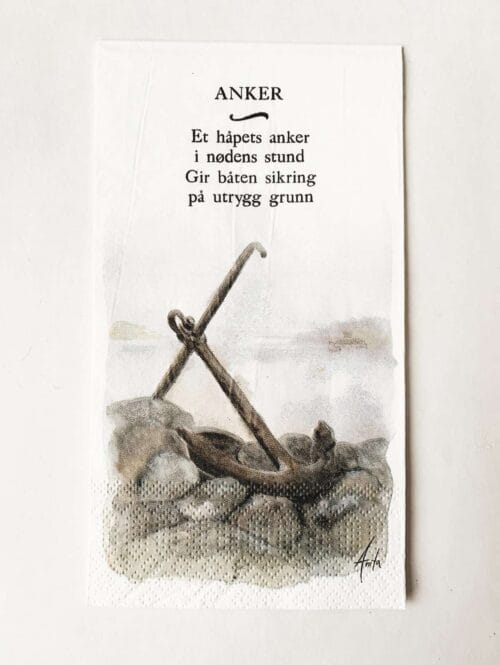 Serviett - Anker